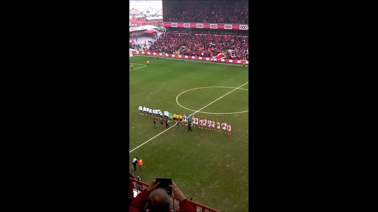 Tifos Standard-Anderlecht 2015 Defour Red or Dead