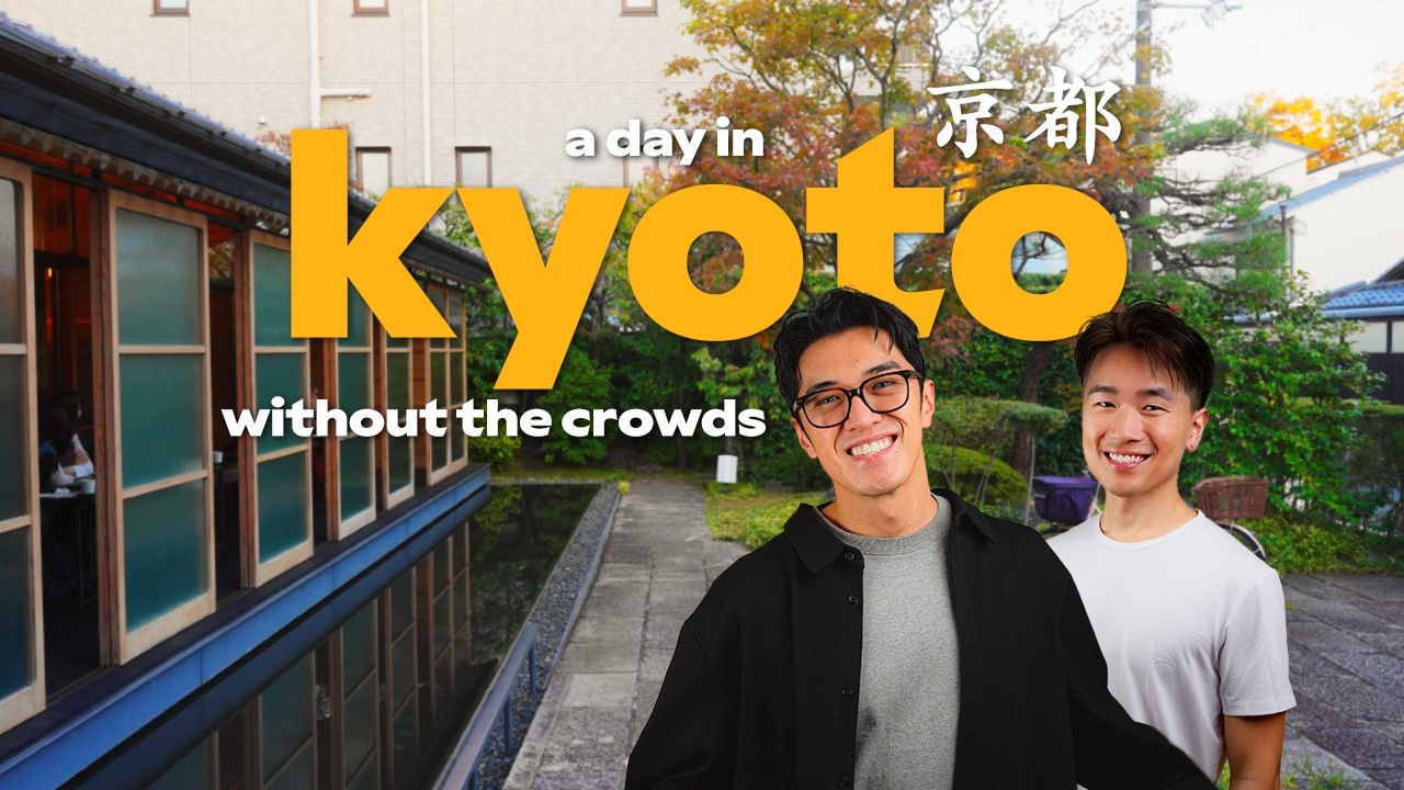 avoiding crowds on our last day in kyoto 🇯🇵 | wagashi, shabu shabu, kyoto gyoen