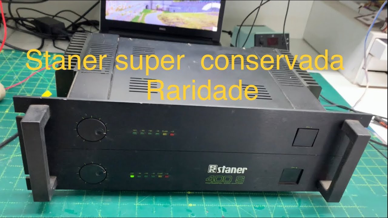 Potência Staner S400 raridade super conservada conserto canal A