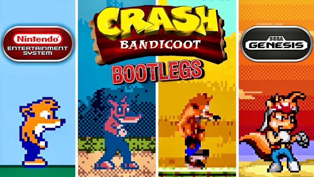 Crash Bandicoot Bootleg Games||NES||Genesis||GBC||GBA