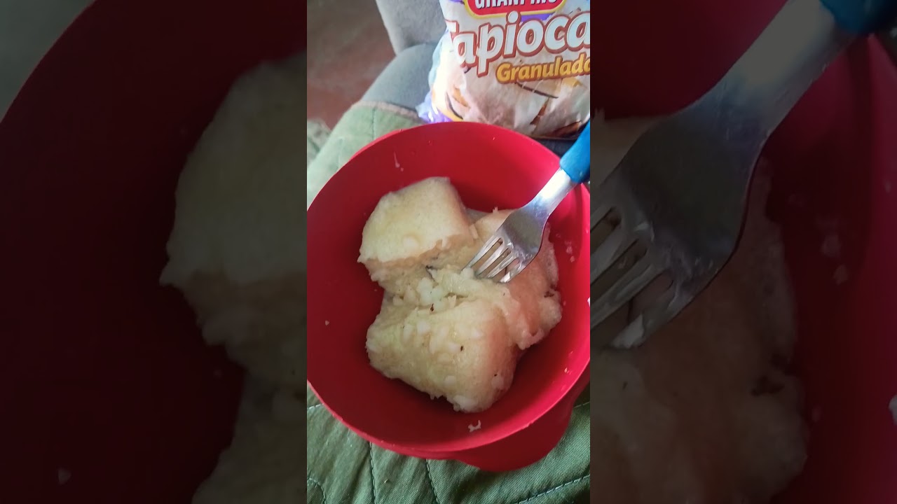 bolo de tapioca granulada