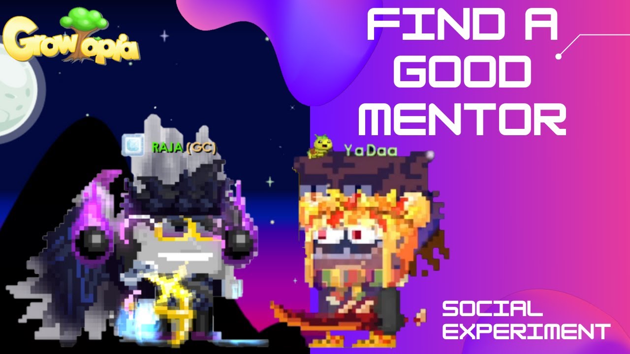 Finding a Nice Mentor | Social Experiment | Growtopia | Indonesia