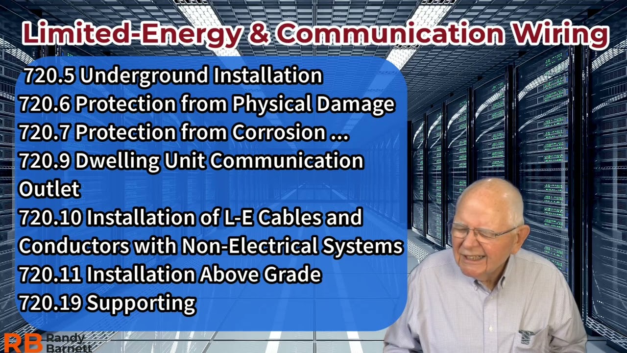 EC&M Tech Talk — Low-Voltage Wiring: Limited-Energy and Communication Wiring