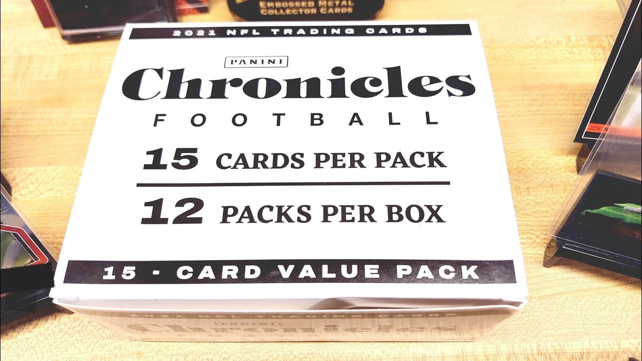 $40 BLACK PRIZM HIT! Opening $100 Chronicles NFL Football Value Pack Box 2021 panini cards unboxing