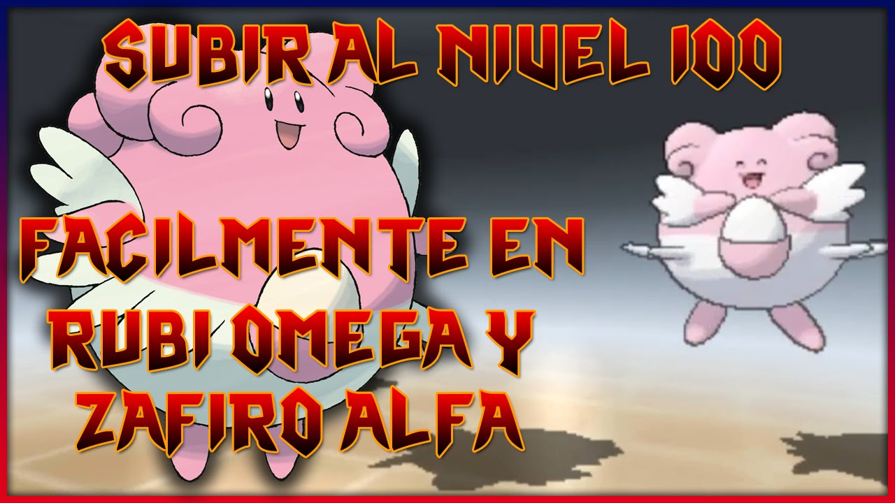 Como subir fácilmente de nivel en pokémon Rubí Omega y Zafiro Alfa