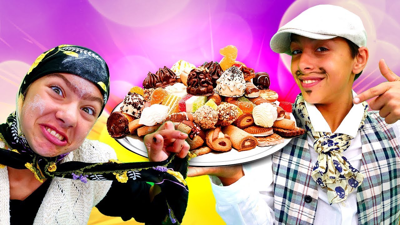 Pakize teyze ve Emiro yemek yarışmada tatlı yapıyorlar. Komik video