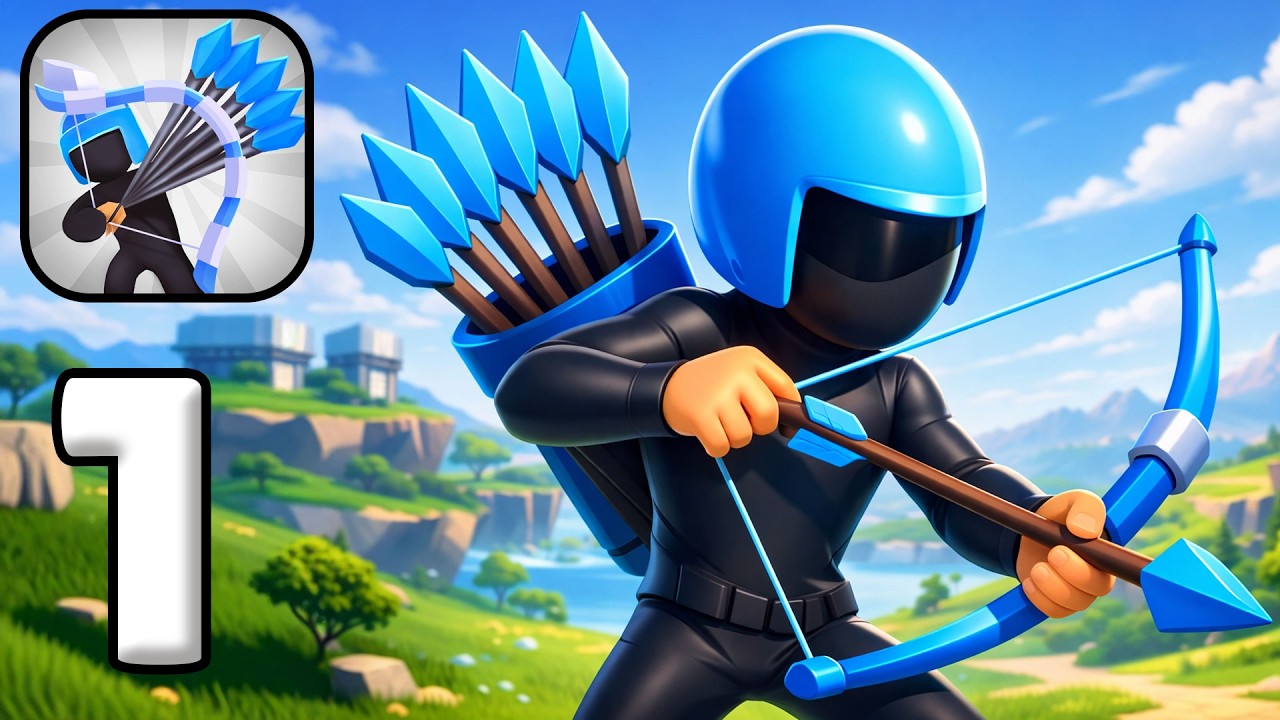 Merge Archers United Bows Win Fights 🏹 Epic Bow Battle Gameplay Walkthrough Part 1 (iOS Android)