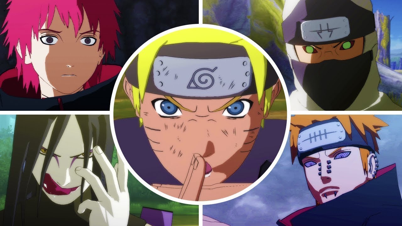 All Boss Battles Naruto Shippuden Ultimate Ninja Storm 2 (1080p)