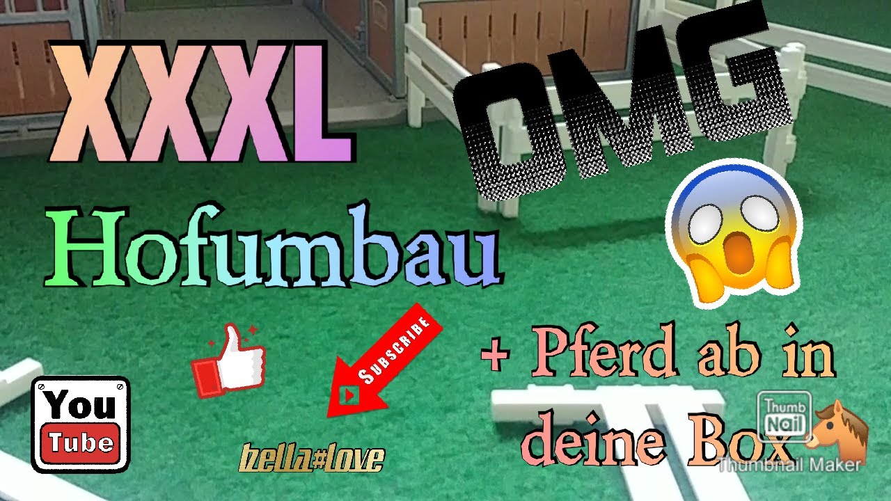 XXXl Hofumbau + Pferd ab in deine Box🐴😱🤩 / bella#love