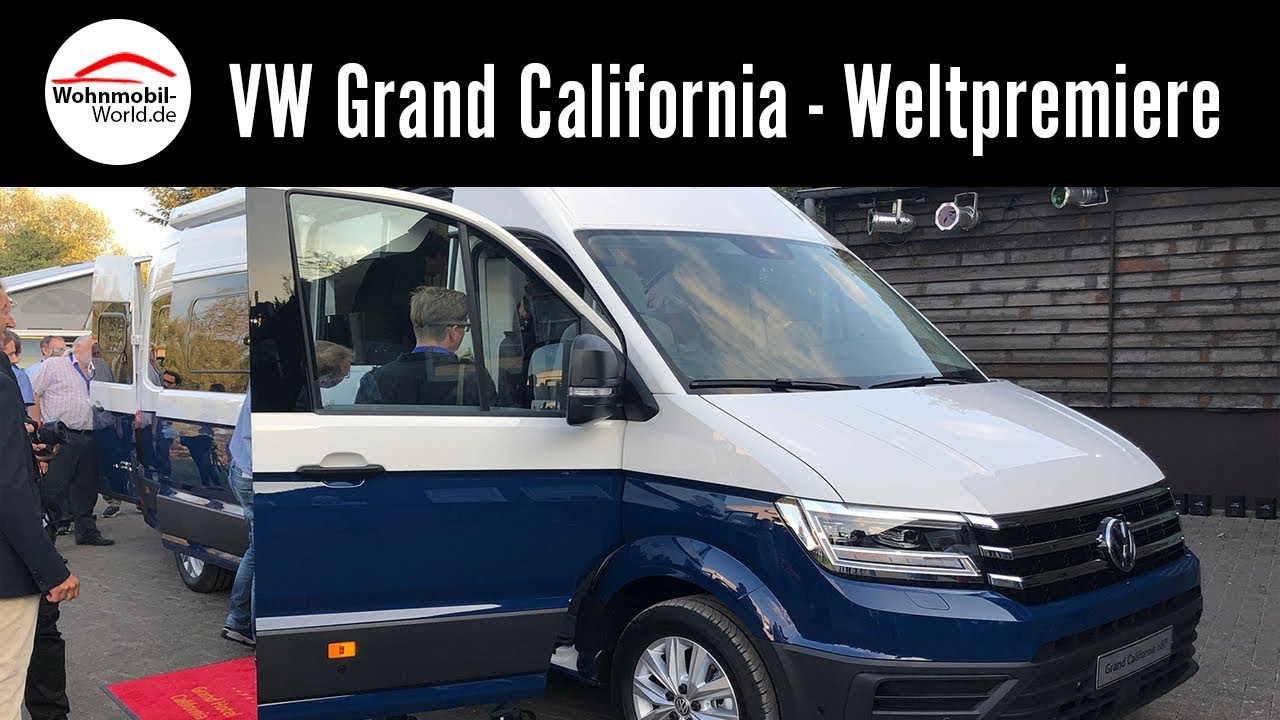 VW Grand California 600/680 2019 - Weltpremiere Caravan Salon 2018