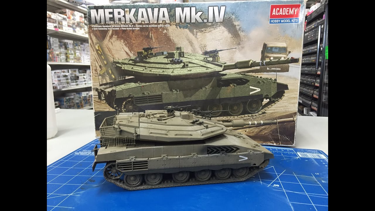 Building the Academy 1/35 Merkava IV  from start to finish