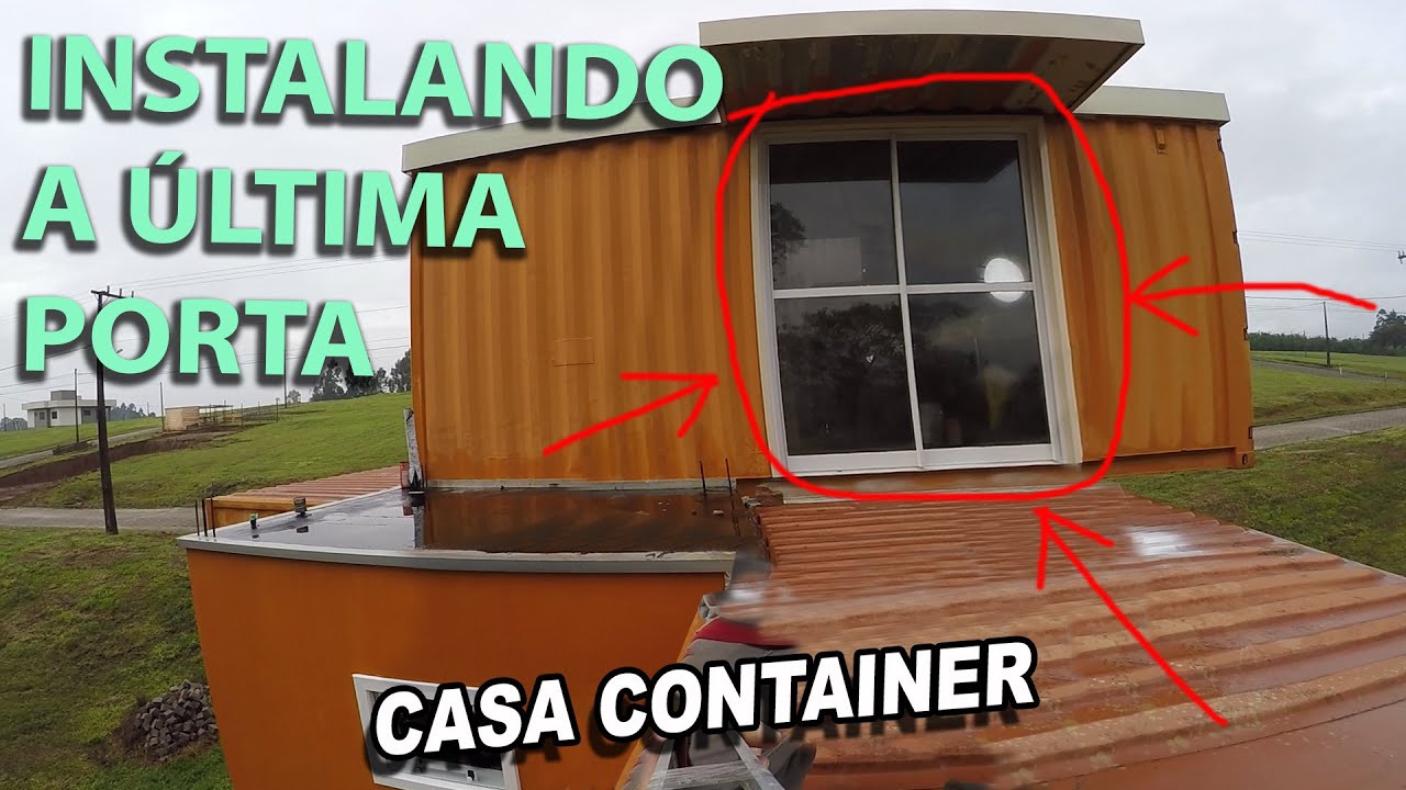 Como Instalar Porta de Correr, de Alumínio - Diy. Casa Container