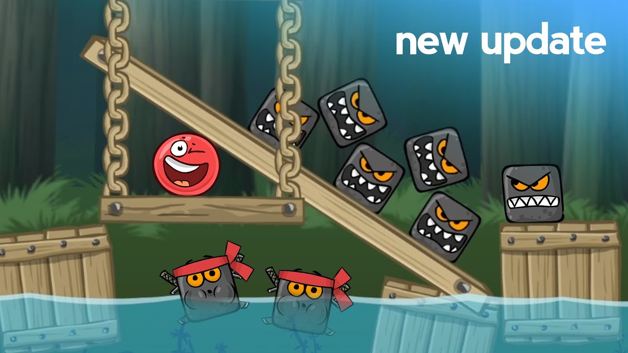 Red Ball Animation | Red Ball Takes on 100 Ninja Boxes in EPIC Jungle Battle Ep 29