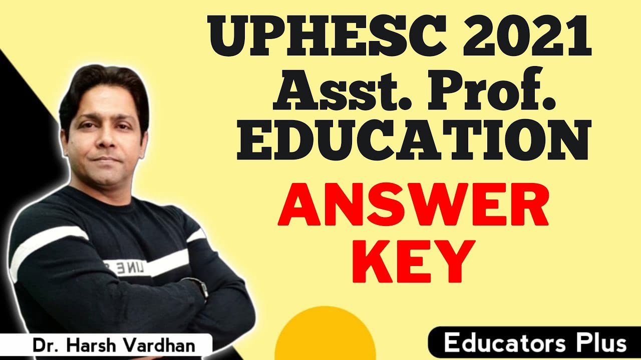UPHESC Assistant Professor EDUCATION Discussion and Expected Cutoff
