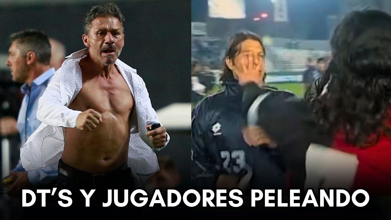 JUGADORES Y TECNICOS PELEAN CON TODOS: ARBITROS, HINCHAS, PERIODISTAS, COLEGAS - FUTBOL ARGENTINO