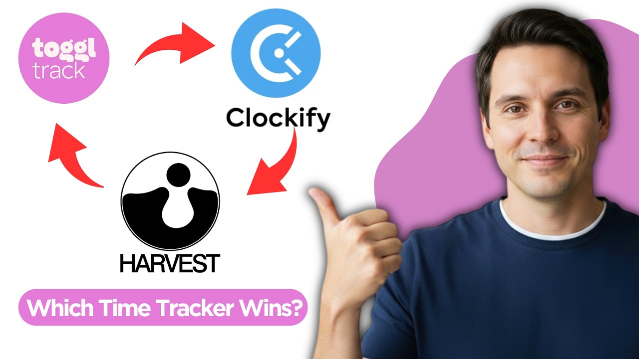 Toggl Track против Clockify против Harvest | Какой трекер времени лучше (честный обзор 2026 года)