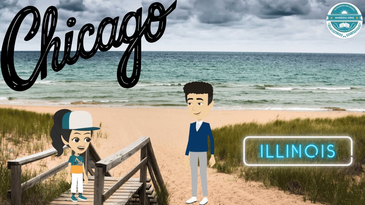 Learn Chicago, Illinois for Kids | US States | The Captain AHS-show | Best Learning Videos for Kids.