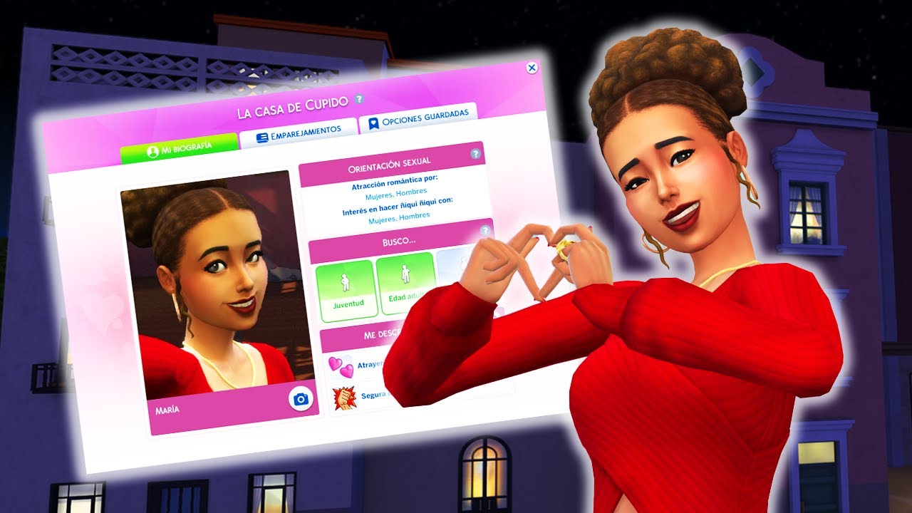 Hago una sim para tu CITA PERFECTA en Los Sims 4 Viva el Amor 💕 #eapartner