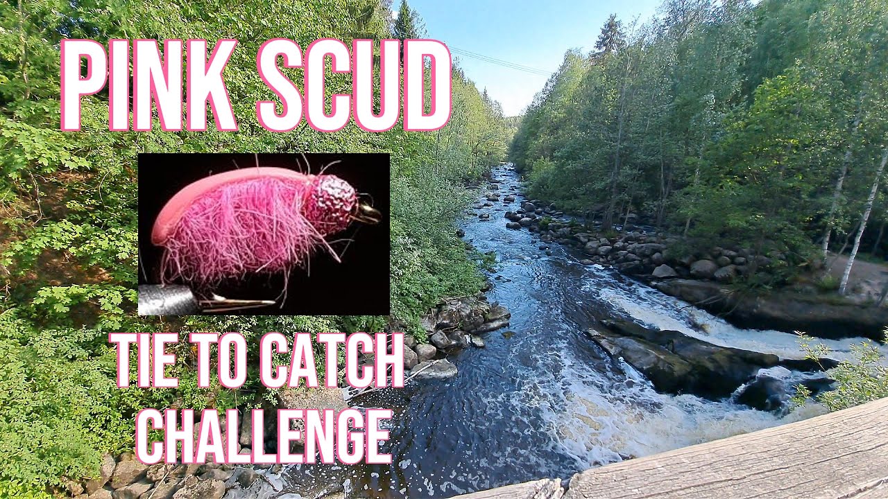 Pink Scud Tie to Catch Episode 3 - Fishing at Nukarinkoski, Finland