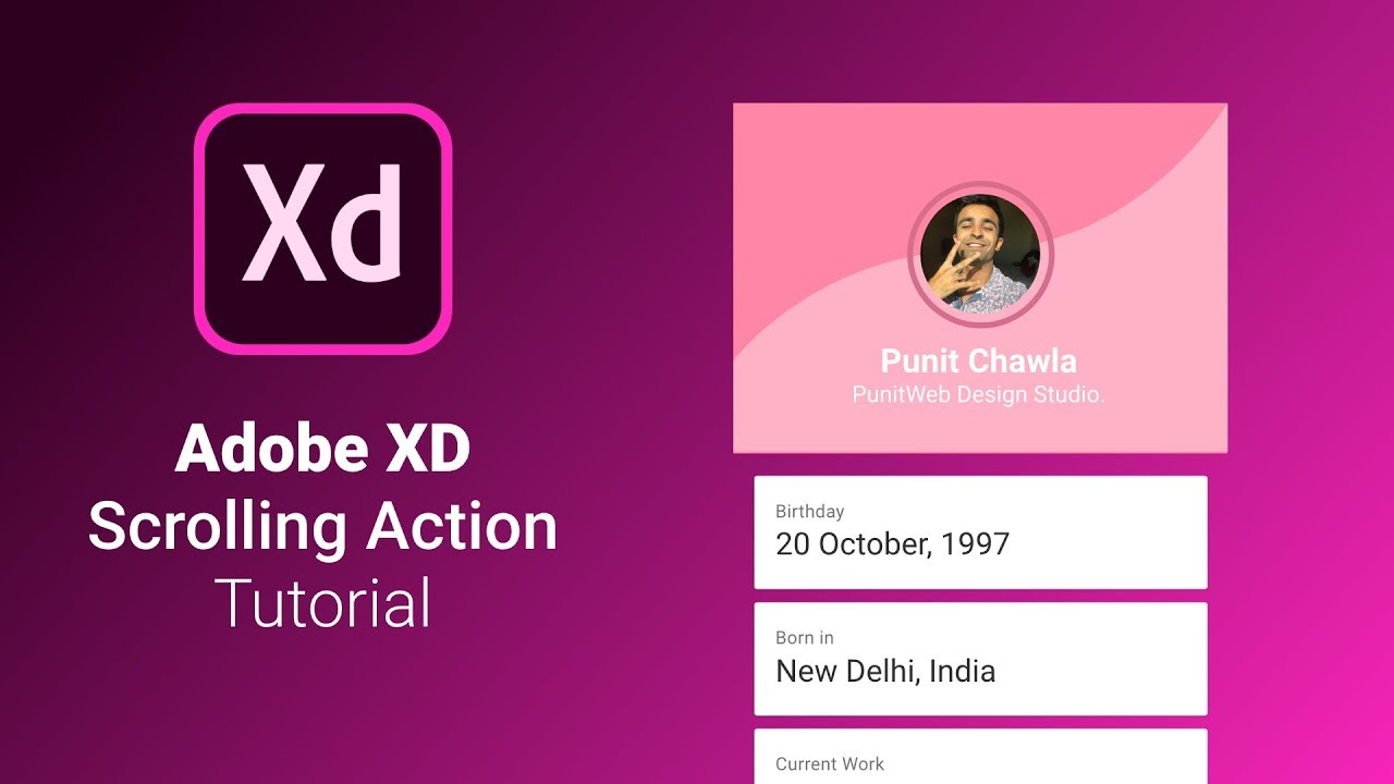 Действия при прокрутке в Adobe XD — Анимация при прокрутке — Design Weekly