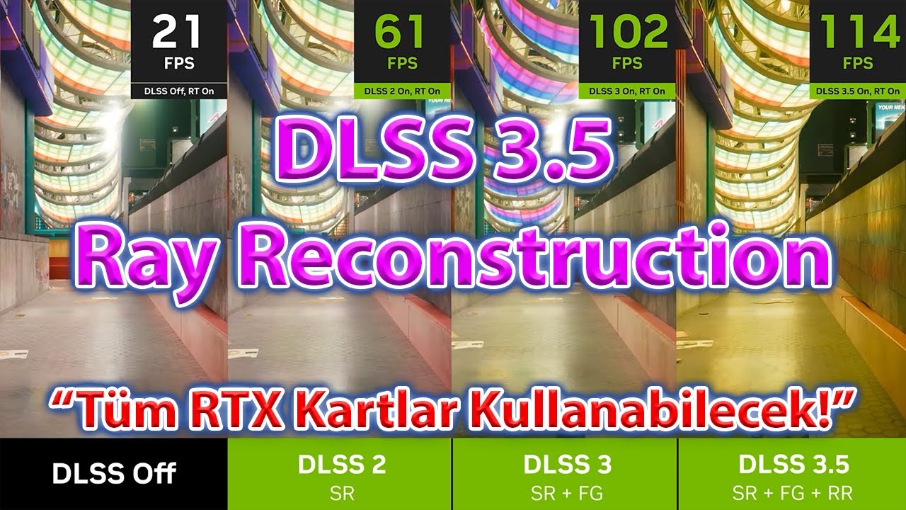 Nvidia DLSS 3.5 ve Ray Reconstruction Teknolojisi