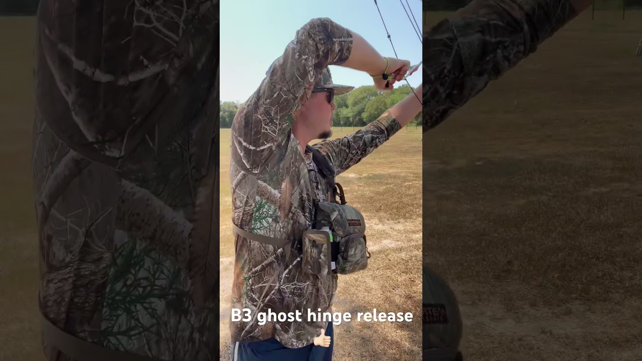 ~ B3 ghost hinge release ~ #hunting #archery #b3archery #compoundbow
