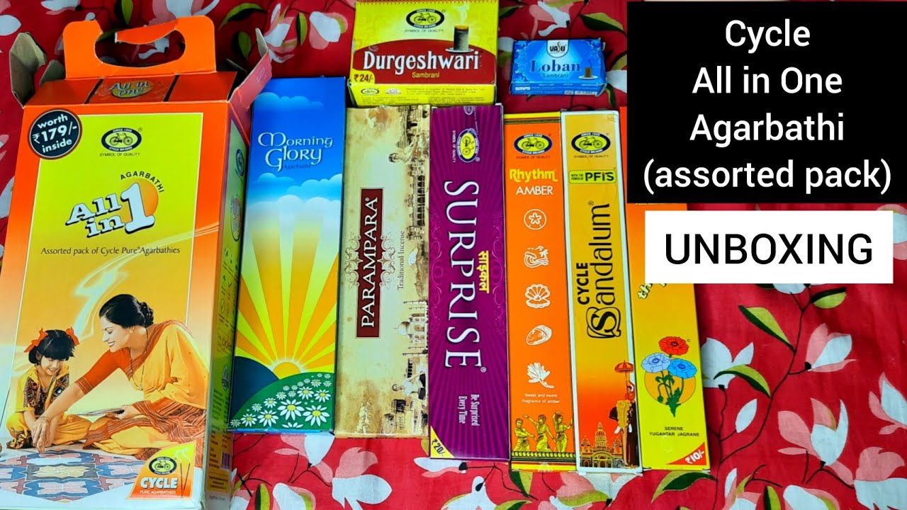 Cycle All in One Assorted Agarbathies ₹150 | Reshmi Beauty Zone