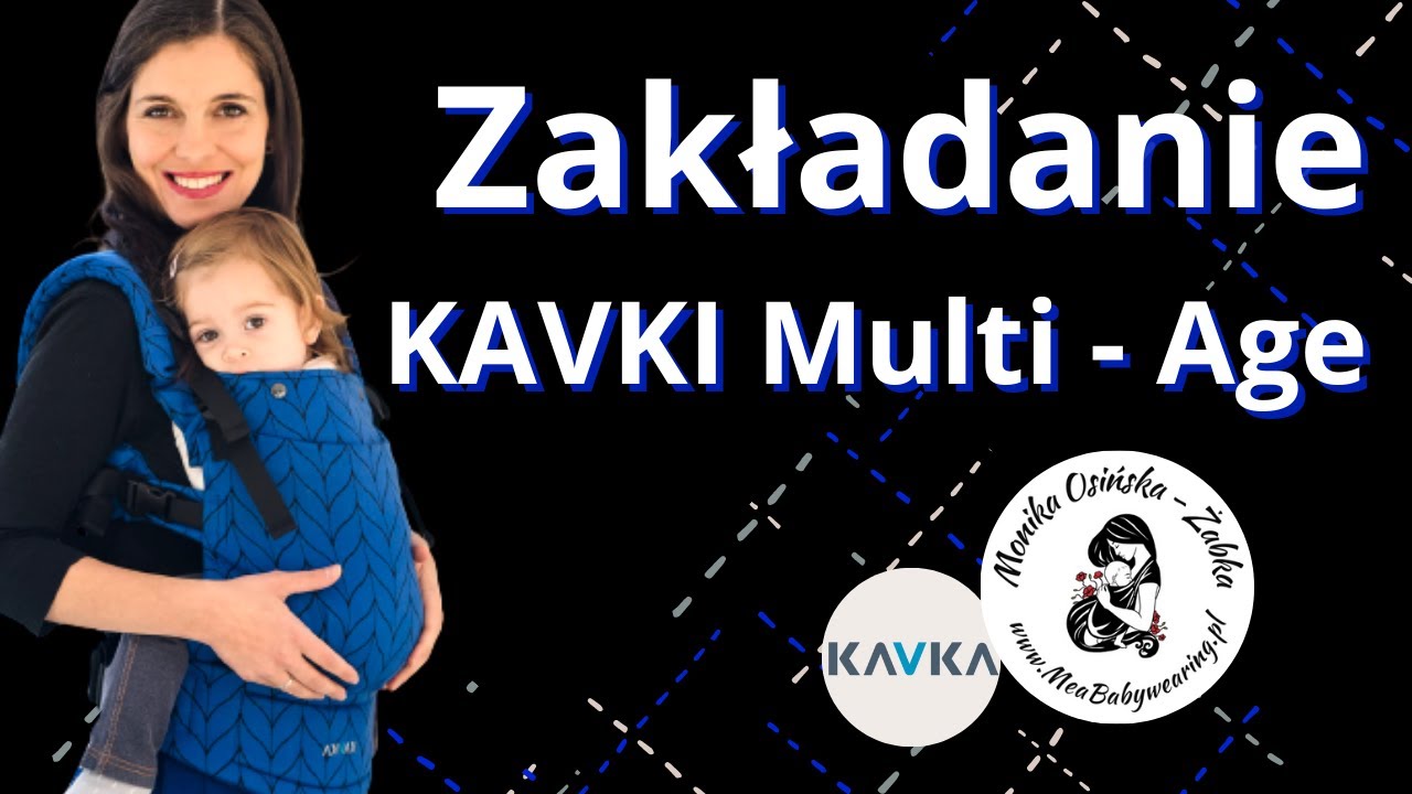 Nosidełko Kavka Multi-Age - Jak poprawnie zakładać z przodu.