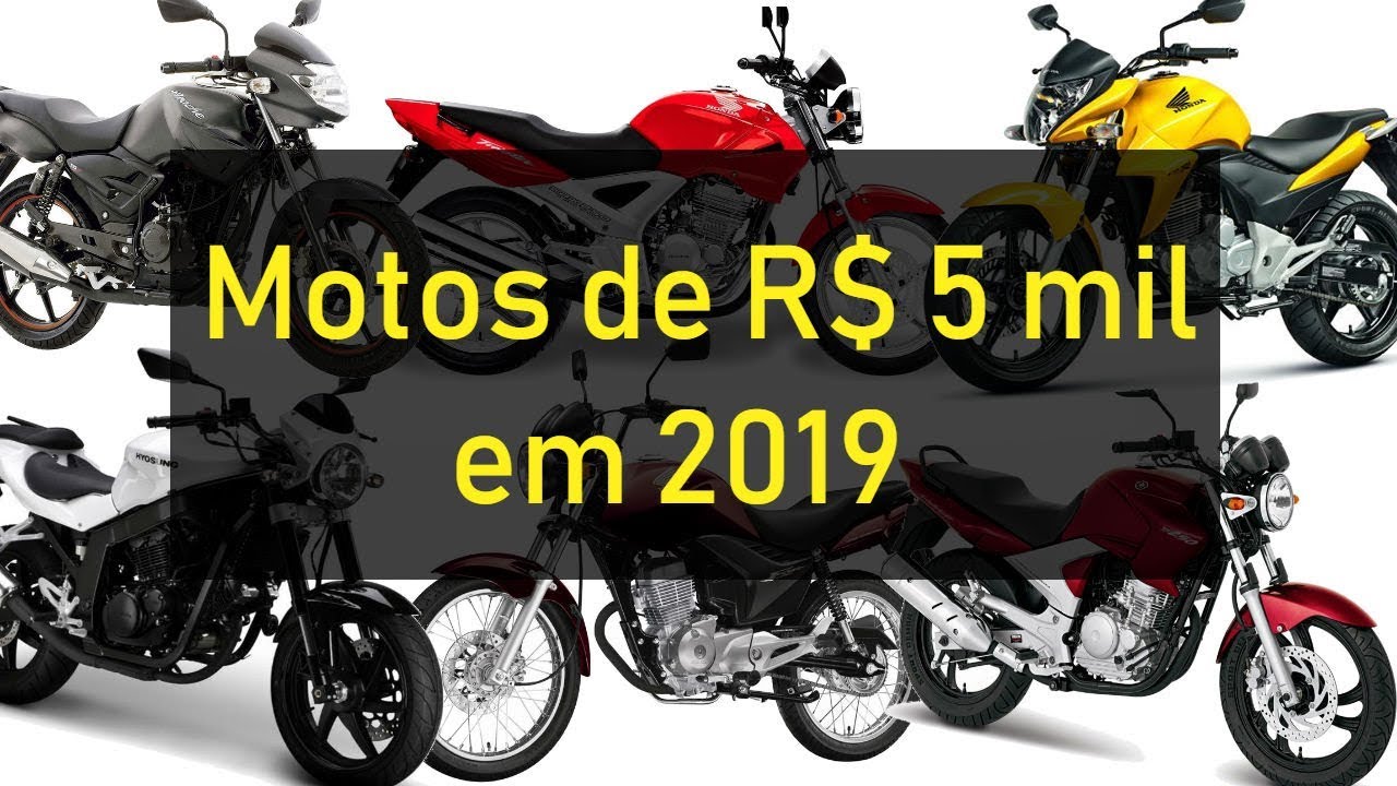 💥 9 Motos Usadas que você pode comprar com R$ 5 mil em 2020