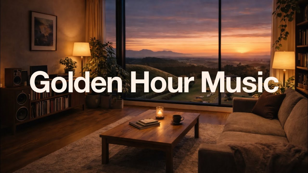 Golden Hour Music Room🌅✨｜Relaxing Lo-Fi for Creative Work