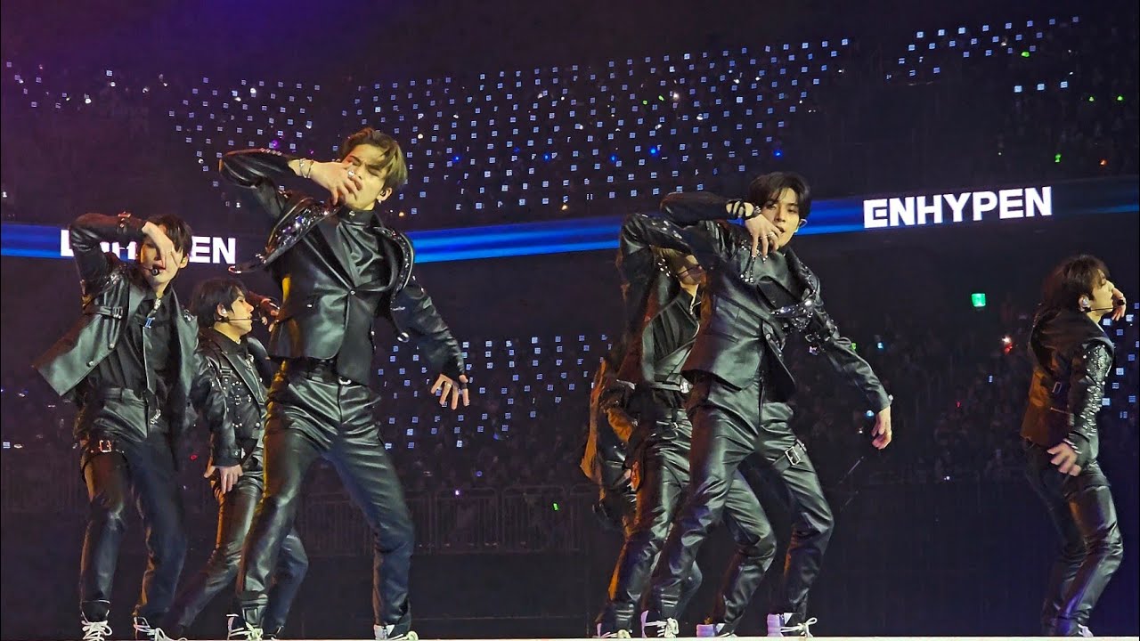 ENHYPEN - Still monster + dance break + Sweet venom (SBS Gayo Daejeon 25.12.2023 fancam)