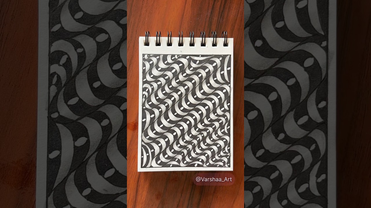 Day 395 - Easy Doodle Art Tutorial #doodle #doodleart #easy #drawing #art #zentangle #zen