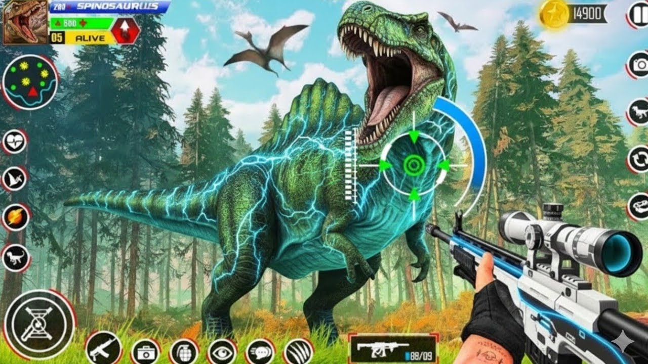 Wild Animal Hunter 3D: Epic Dinosaur Hunting Adventure 🦖🥸|New 2026 Update Gameplay #13