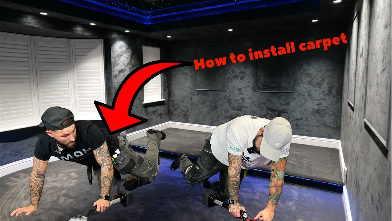 How to Fit Carpet | Top Carpet Fitting Tips | Cinema Room Platform & Bay Window