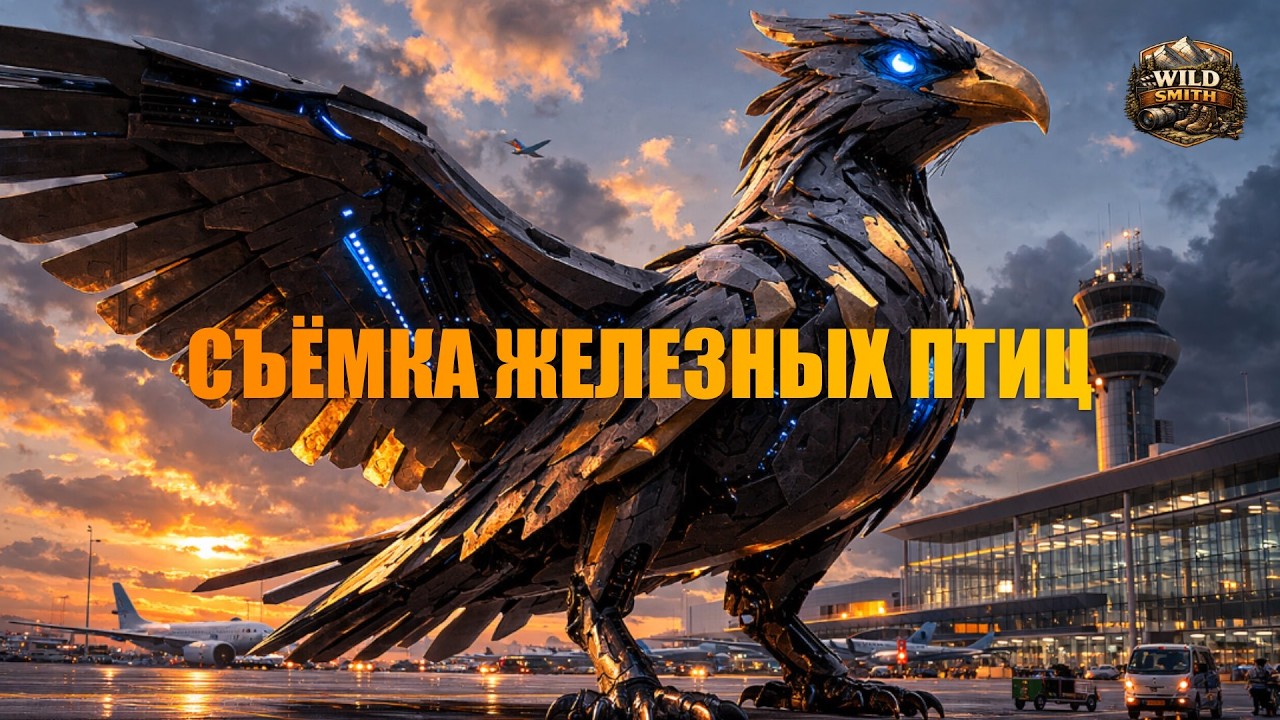 СЪЁМКА ЖЕЛЕЗНЫХ ПТИЦ В НЕСПОКОЙНОЕ ВРЕМЯ | ДЛИННЫЙ ФОКУС
