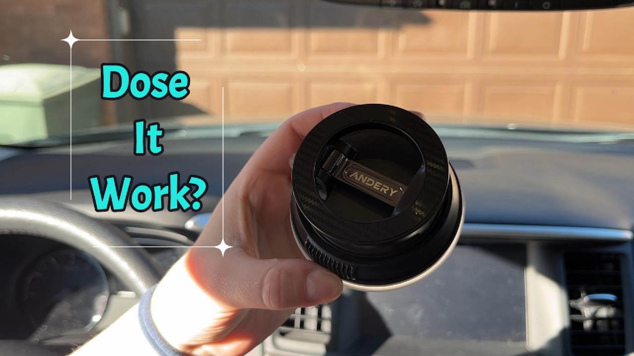 ANDERY Car Phone Holder Install | Quick Dashboard Mount Setup
