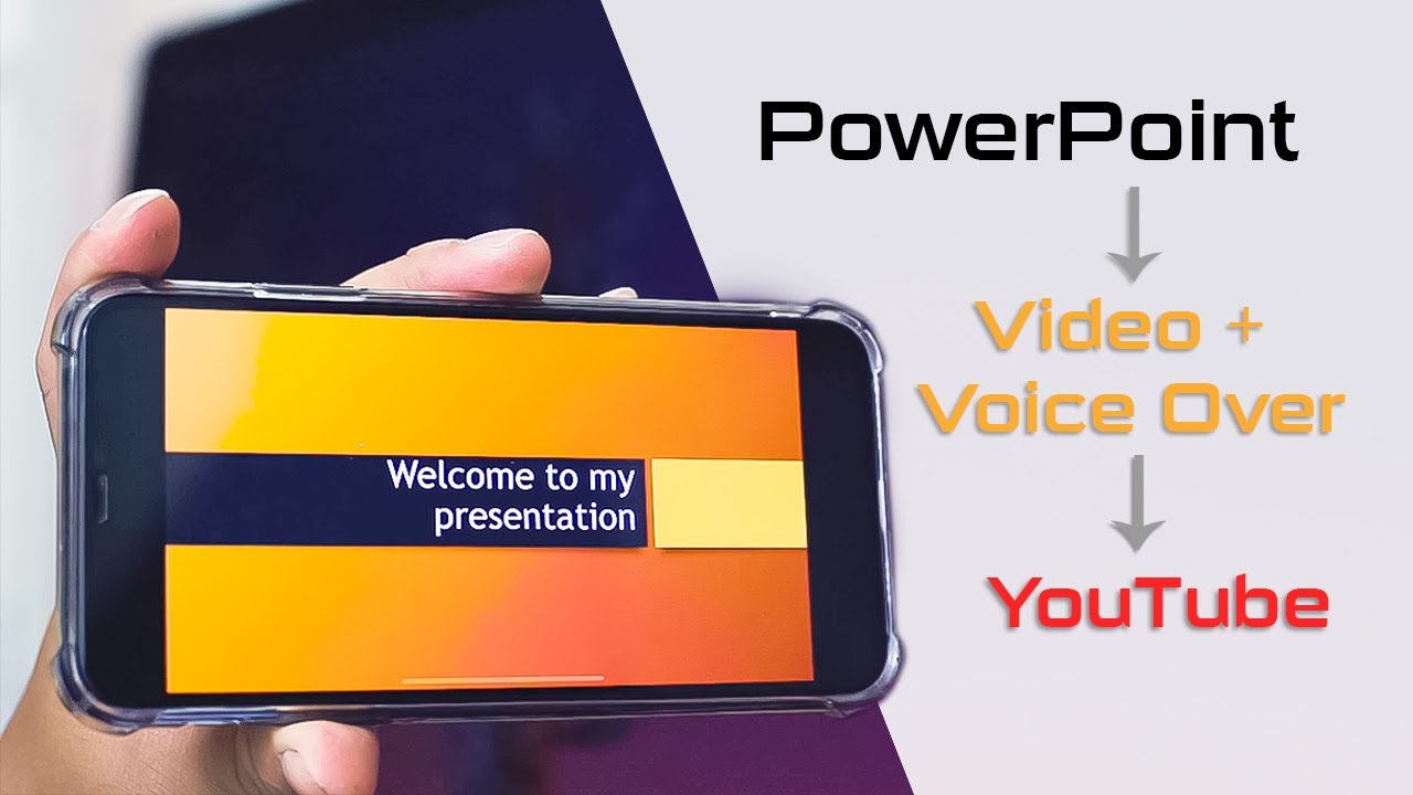 How to save PowerPoint slide as video with voice over on iPhone and computer