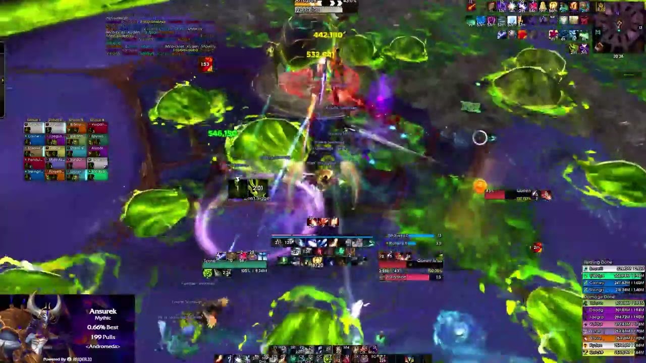 Mythic Queen Ansurek Kill Devastation Evoker POV
