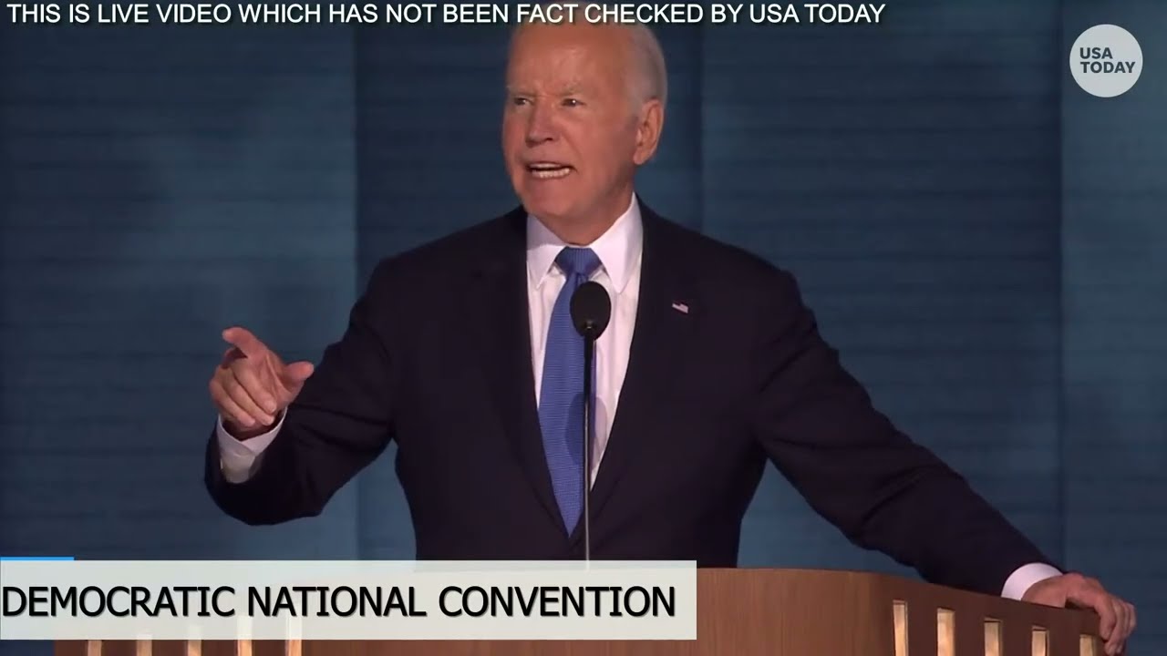 Full Joe Biden DNC speech reflects on legacy as president, endorses Kamala Harris over Donald Trump