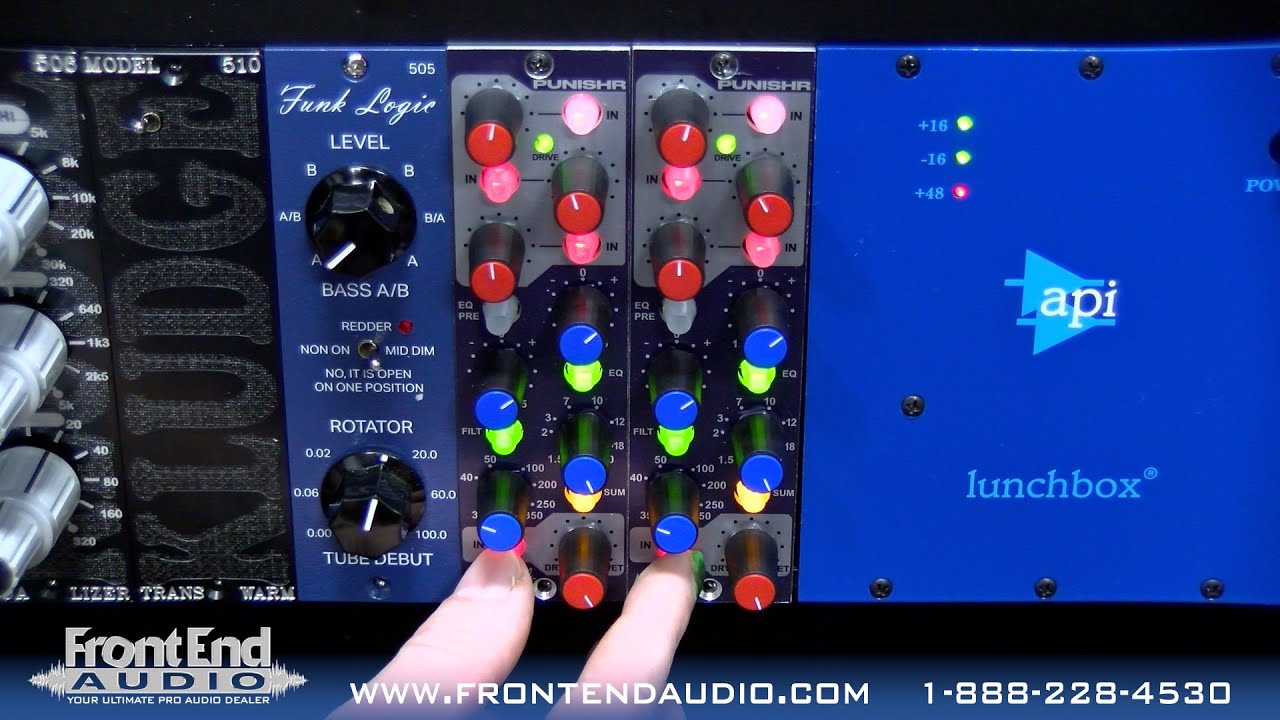 Malcolm Toft PUNISHR Harmonic Distortion Module - Demo at Front End Audio