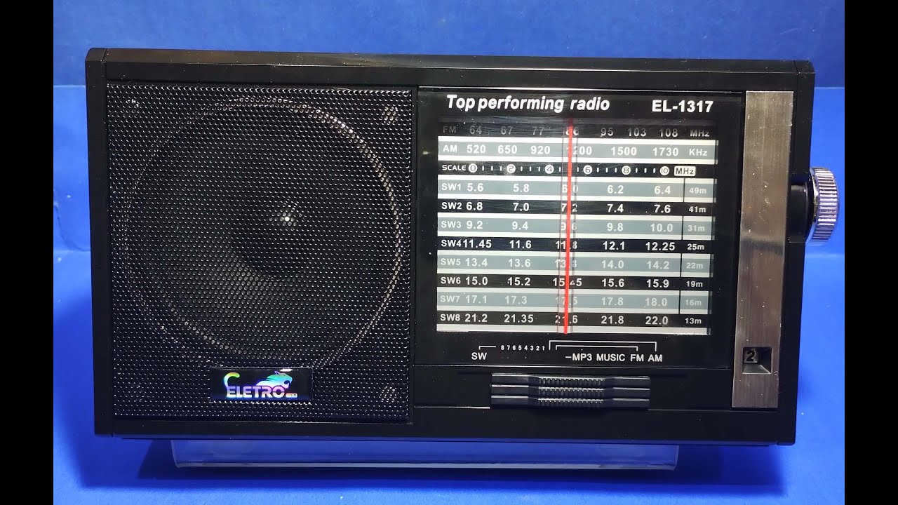 Eletromix EL-1317 bom em SW, AM, FM  (V112)