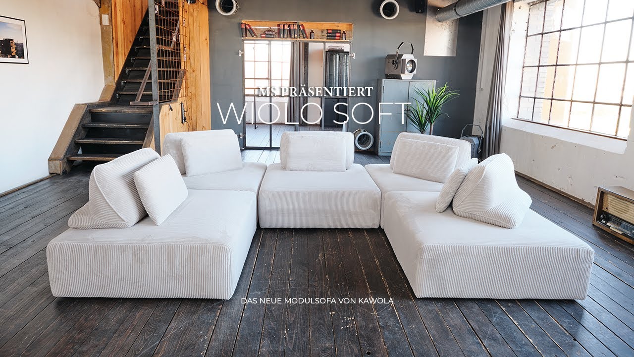 KAWOLA | WIOLO SOFT | Modulsofa aus Cord