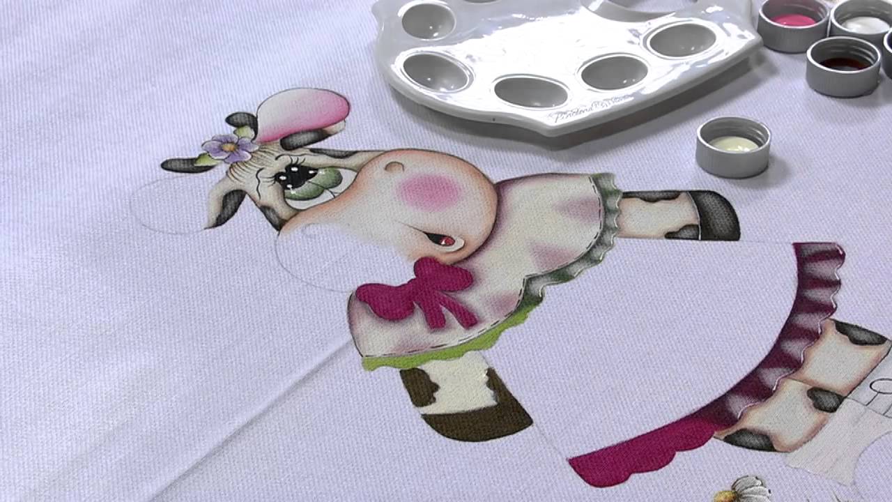 Mulher.com 26/08/2013 Gislaine Mara - Pintura Country no Pano de Prato P 1/2