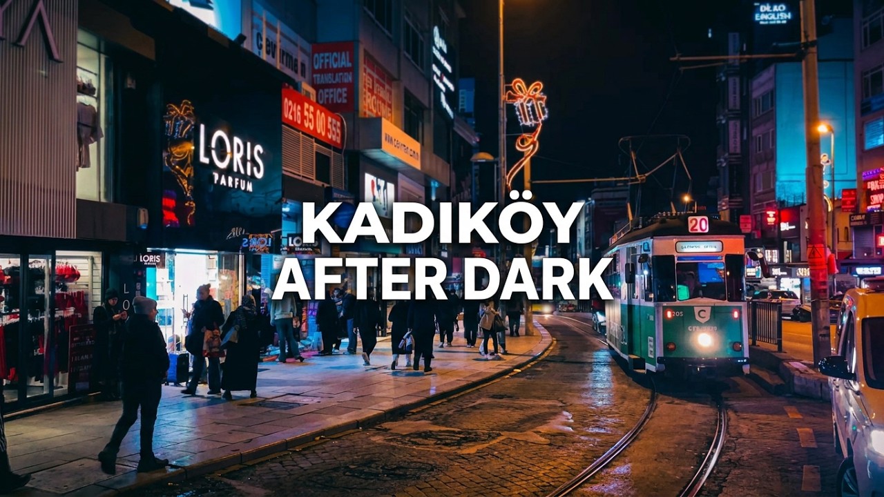 Kadıköy After Dark 🇹🇷 | Istanbul’s Most Lively Night Walk