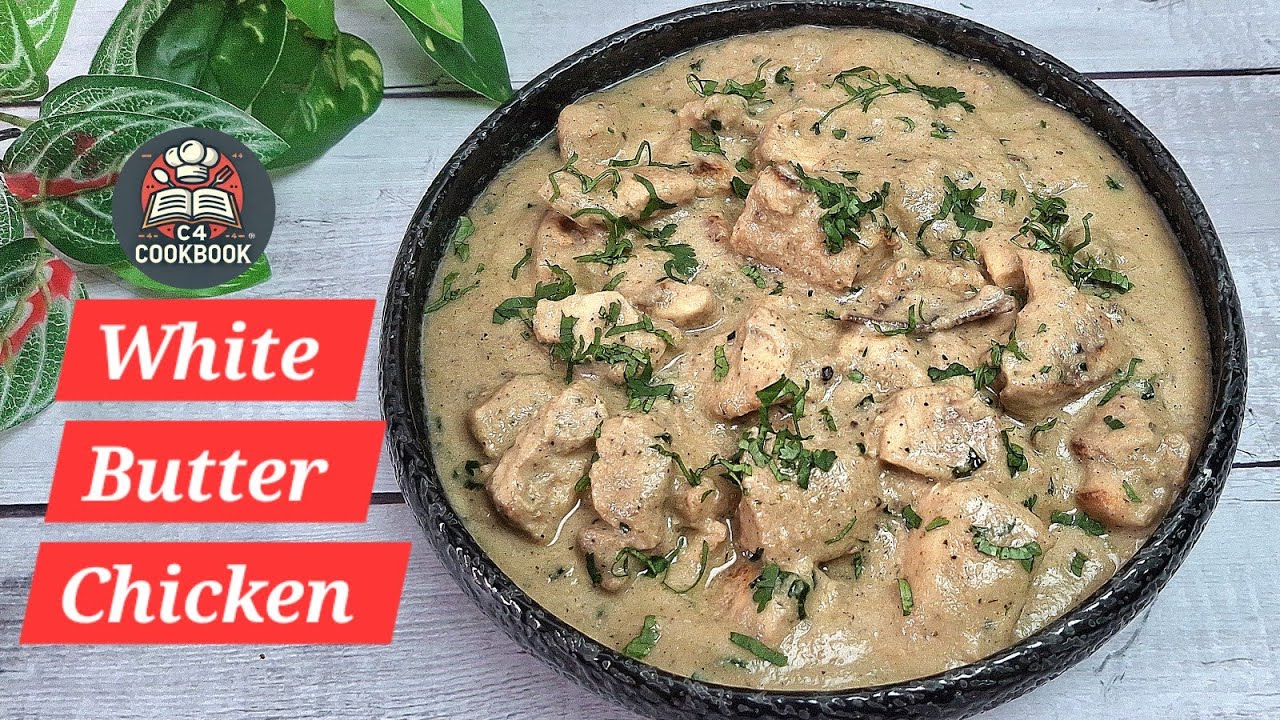 Creamy White Butter Chicken Gravy | White Butter Chicken Recipe | Chicken Gravy