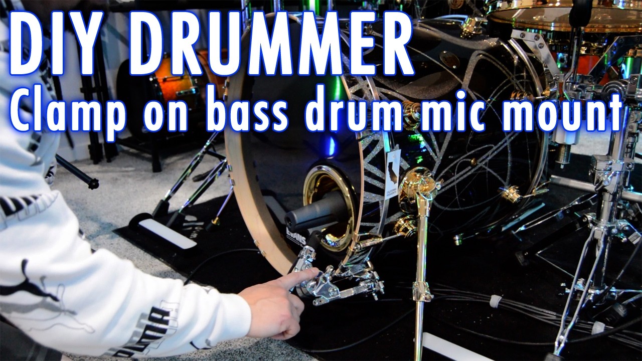 DIY Drummer: Bass Drum Clamp Mic Mount