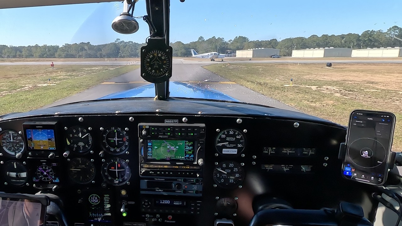 Action Packed 20 Minutes - Milton (2R4) to Pensacola (82J) w/ RNAV Approach at KPNS - Cockpit & ATC