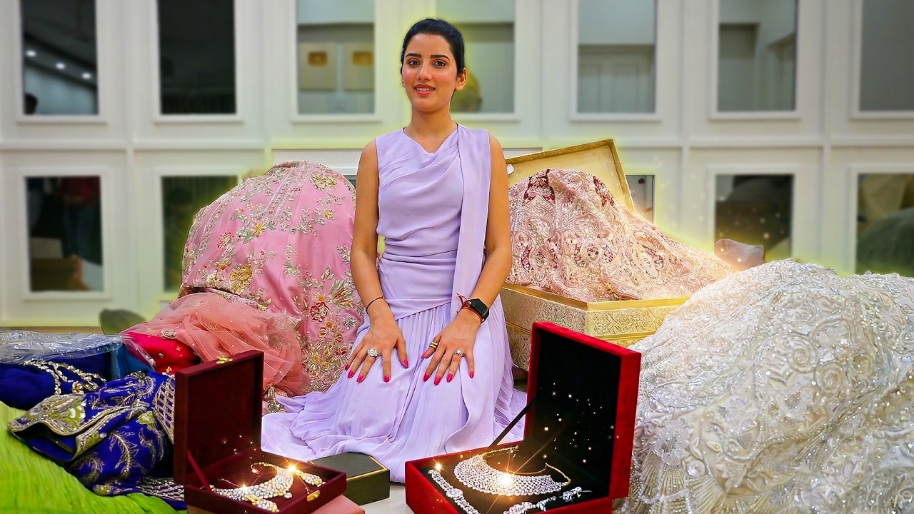 Finally, Maine Apne Saare Wedding Outfits And Jewelleries Reveal Kardi 🥰👗