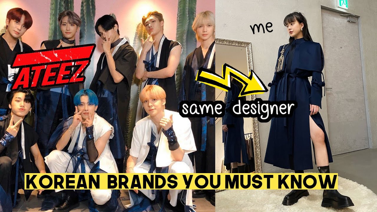 9 Korean Brands You Must Know (Ateez outfit designs😍) | Q2HAN x The Selects