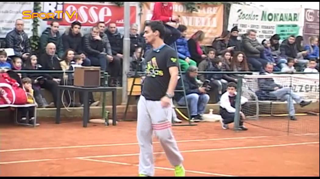 [09/01/2015] Tennis, Fabio Fognini all'Amatori Armesi: 